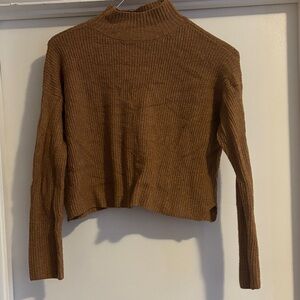 ❤️BP Nordstrom Tan Cropped Sweater Oversized Size XS